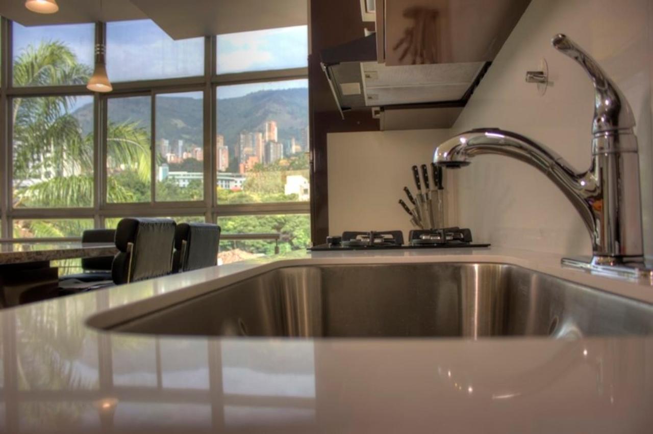 Apartamento Lleras Ac Hot Tub Medellín Dış mekan fotoğraf